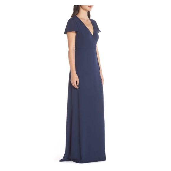 SHOW ME YOUR MUMU SHORT SLEEVE WRAP MAXI DRESS - Picture 5 of 5